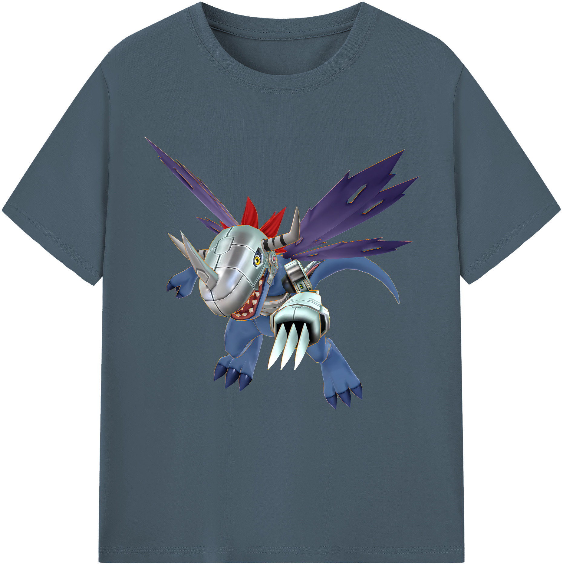 （画像用） Digimon デジタルモンスター/デジモン 綿100％半袖Tシャツ（フロントプリント）
